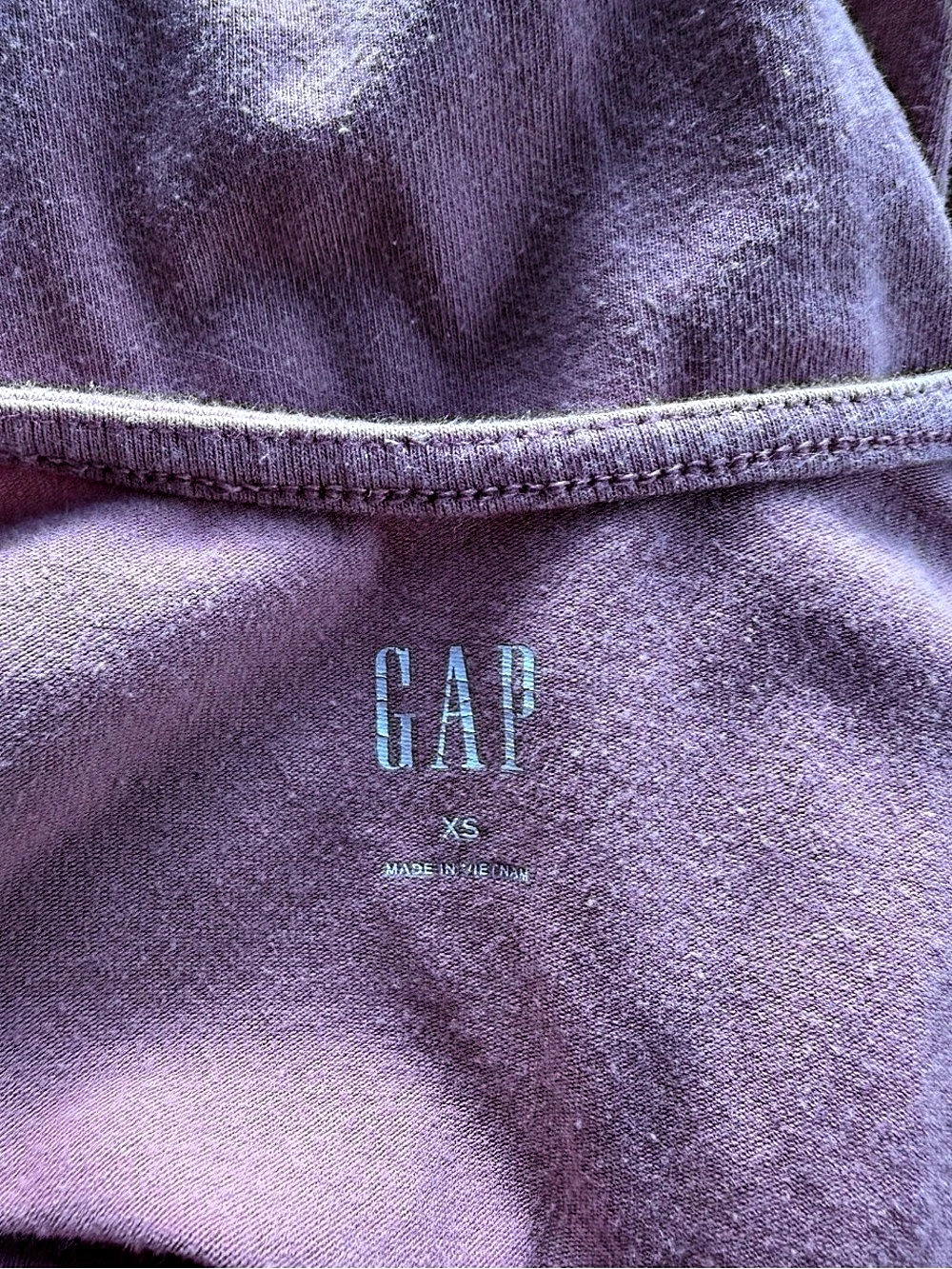 GAP Womens Pink Scoop Neck Tank Top Bodysuit Size XS Snap Closure Casual Stretch - Picture 4 of 5